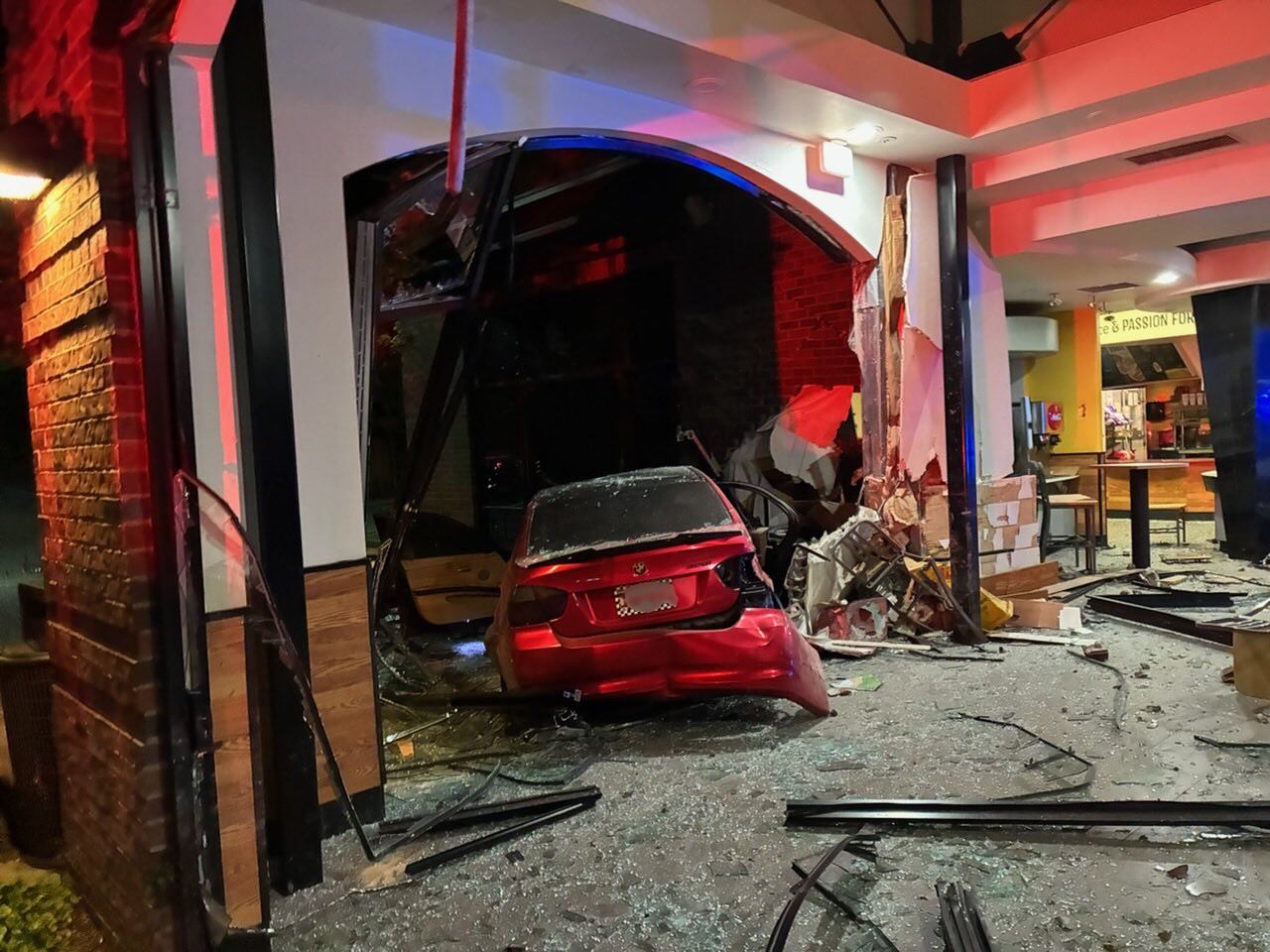 Driver hospitalized after crashing into SW Portland restaurant