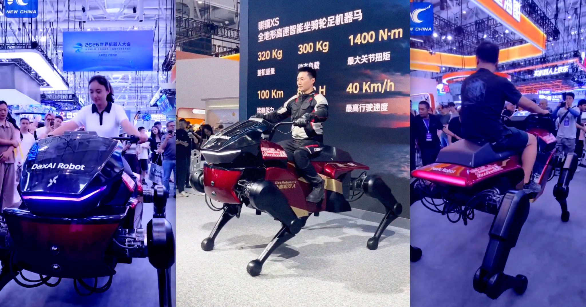 Chinese Startup Shows Off Robot Horse You Can Actually Ride