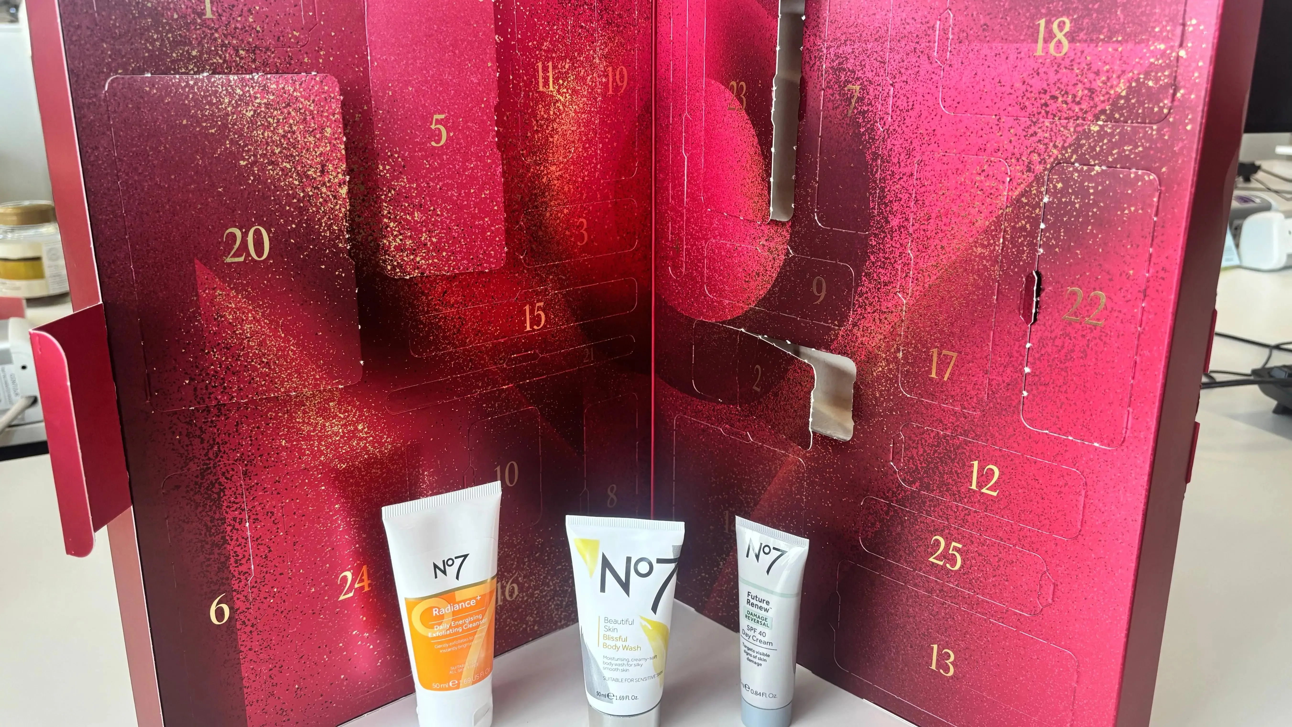 I got my hands on No7’s beauty Advent calendar with £249 worth of goodies for £65 – there’s viral favourite inside