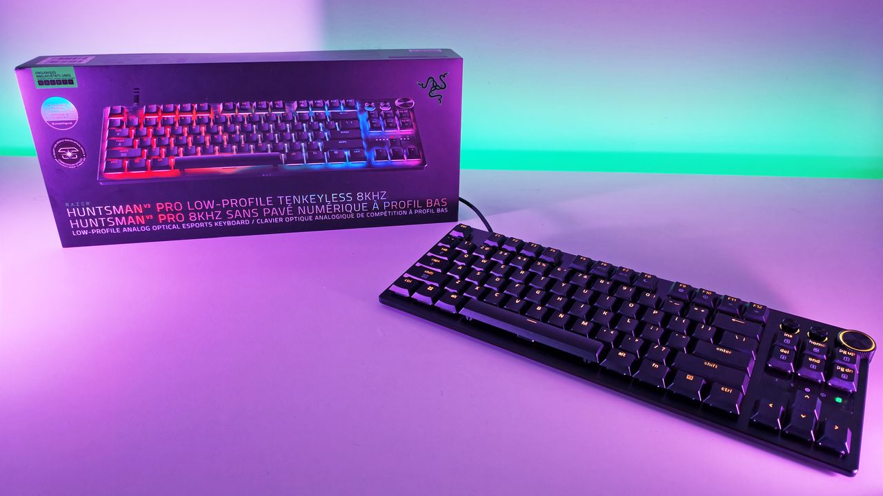 Razer Huntsman V3 Pro Low-Profile TKL 8KHz Review: The thin green line of speed tuned for pro‑level play