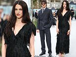 Newly single Margaret Qualley arrives barefoot and ditches her wedding ring in first red carpet appearance since split from Jack Antonoff as she joins Jacob Elordi at The Dog Star premiere