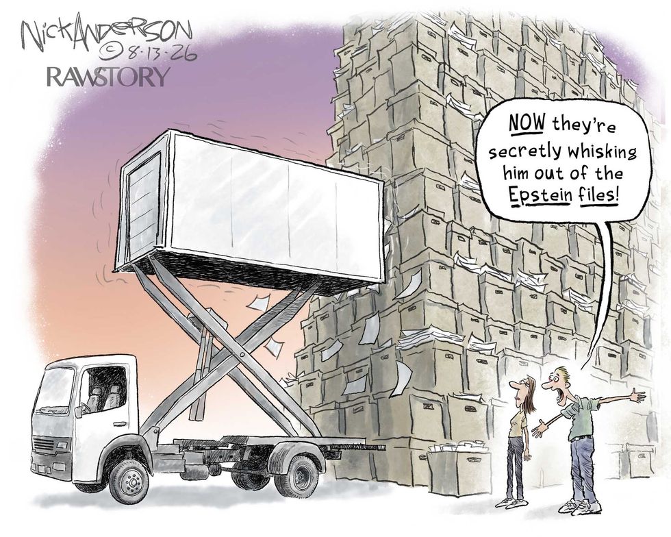 Trump makes his great escape from the Epstein files