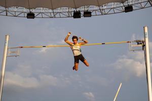 Mondo Duplantis relishes win at lakeside pole vault event and just misses world record