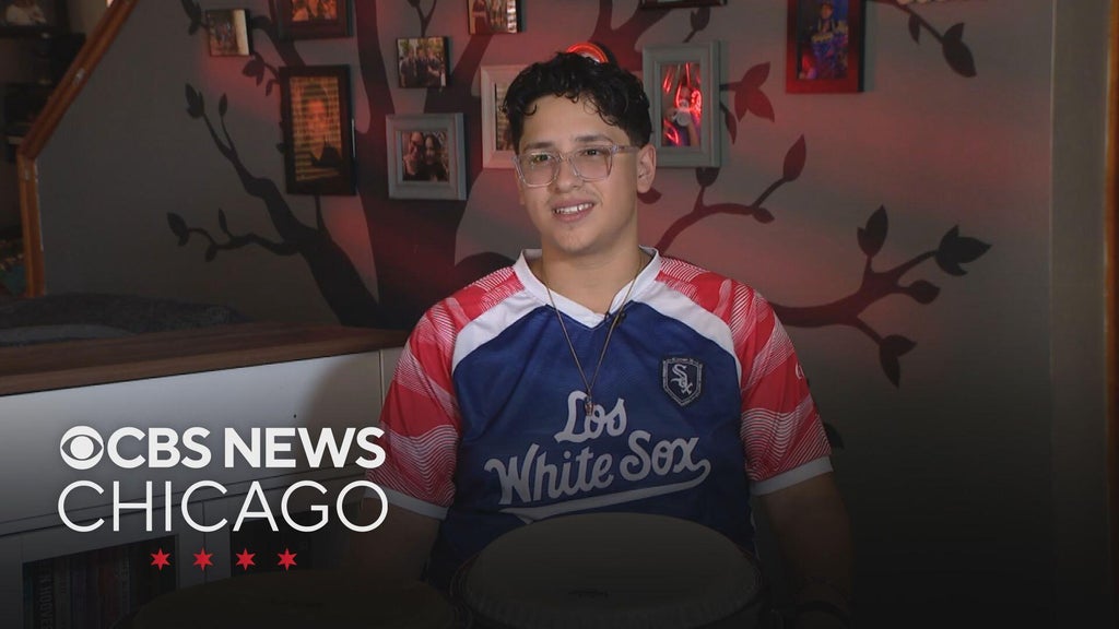 Chicago high school student Oliver Mendoza drumming up a dream come true at Ravinia