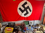 Fury as Nazi flags and SS armbands spotted up for grabs at 'nostalgic' 1940s weekend