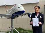 Teenager who had just completed training for 'dream career' as a BA air stewardess killed by distracted truck driver who ploughed into the back of car on motorway