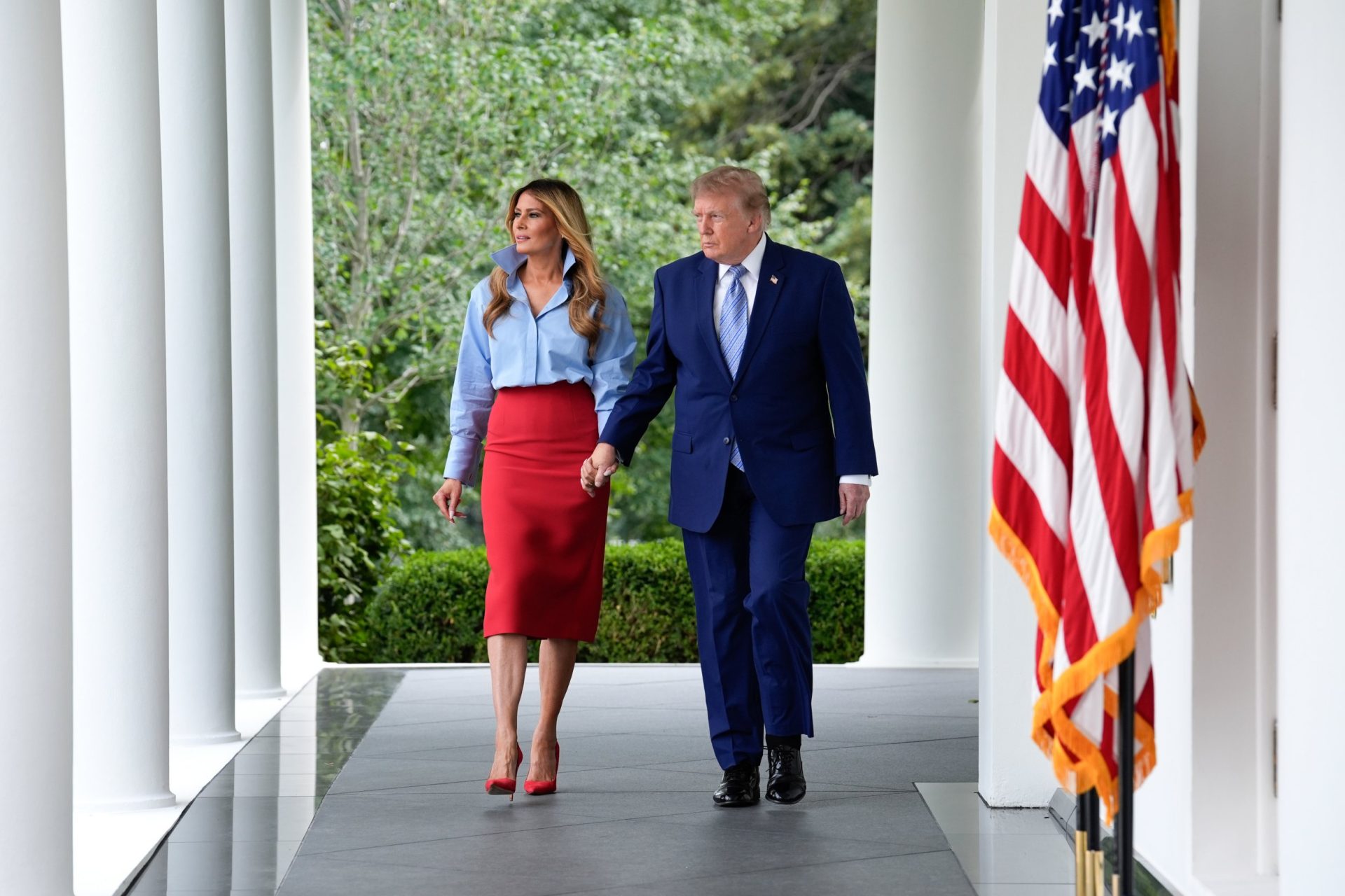 Melania’s not-so-subtle message to Trump’s favourite aide