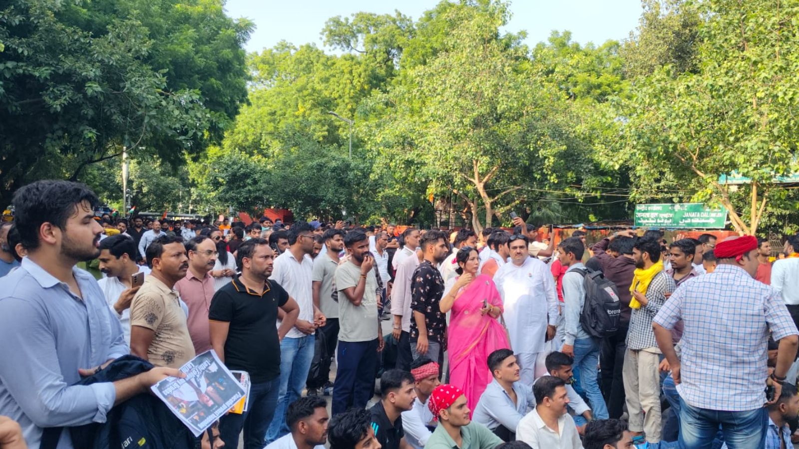 ‘We won’t move’: Reservation Hatao protesters dig in heels at Jantar Mantar