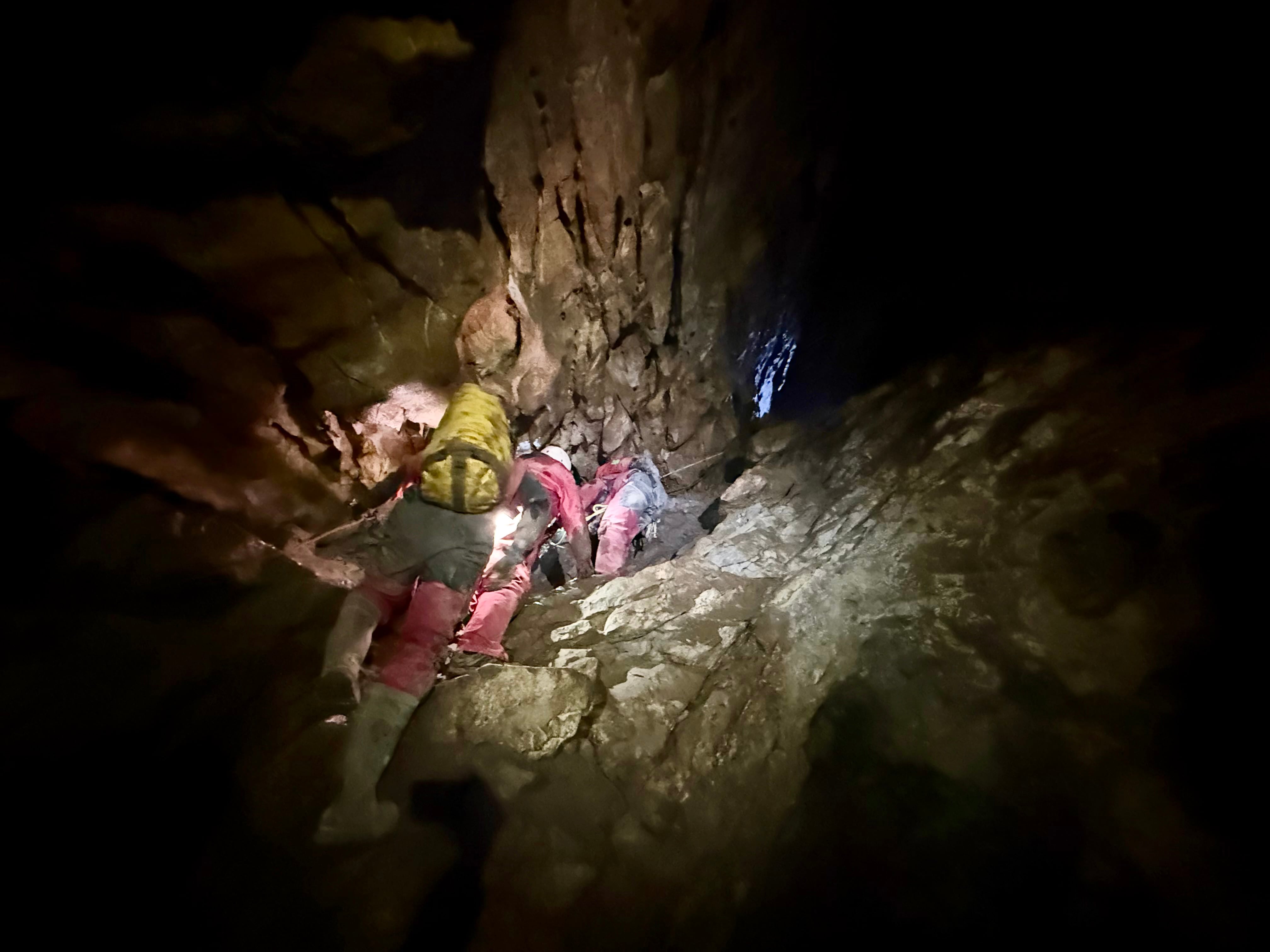 Rescuers save caver trapped vertically in Alberta’s ‘Psych Squeeze using new tech