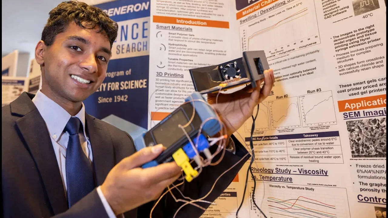 18-year-old Kentucky student creates smart gel for drug delivery