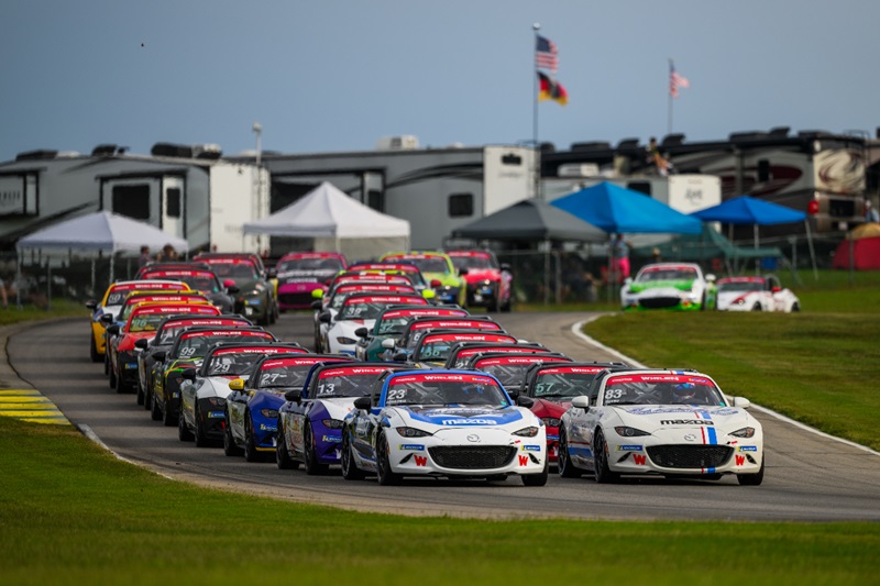 Fight for Mazda MX-5 Cup intensifies at VIR