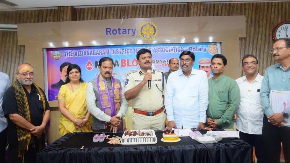 Vizianagaram SP inaugurates new blood donation camp
