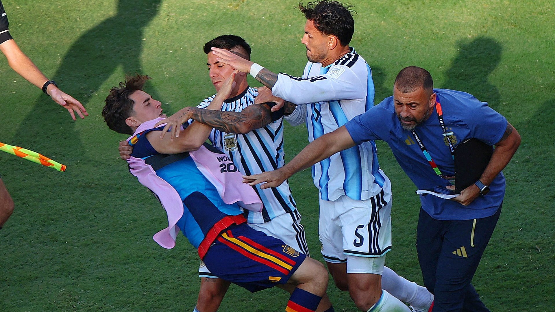 Argentina thug Paredes slapped with TEN-MATCH ban as four others including Gavi suspended after World Cup final brawl