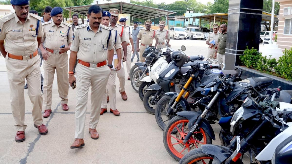 Tirupati police recover 18 stolen motorcycles, autorickshaw from inter-district gang