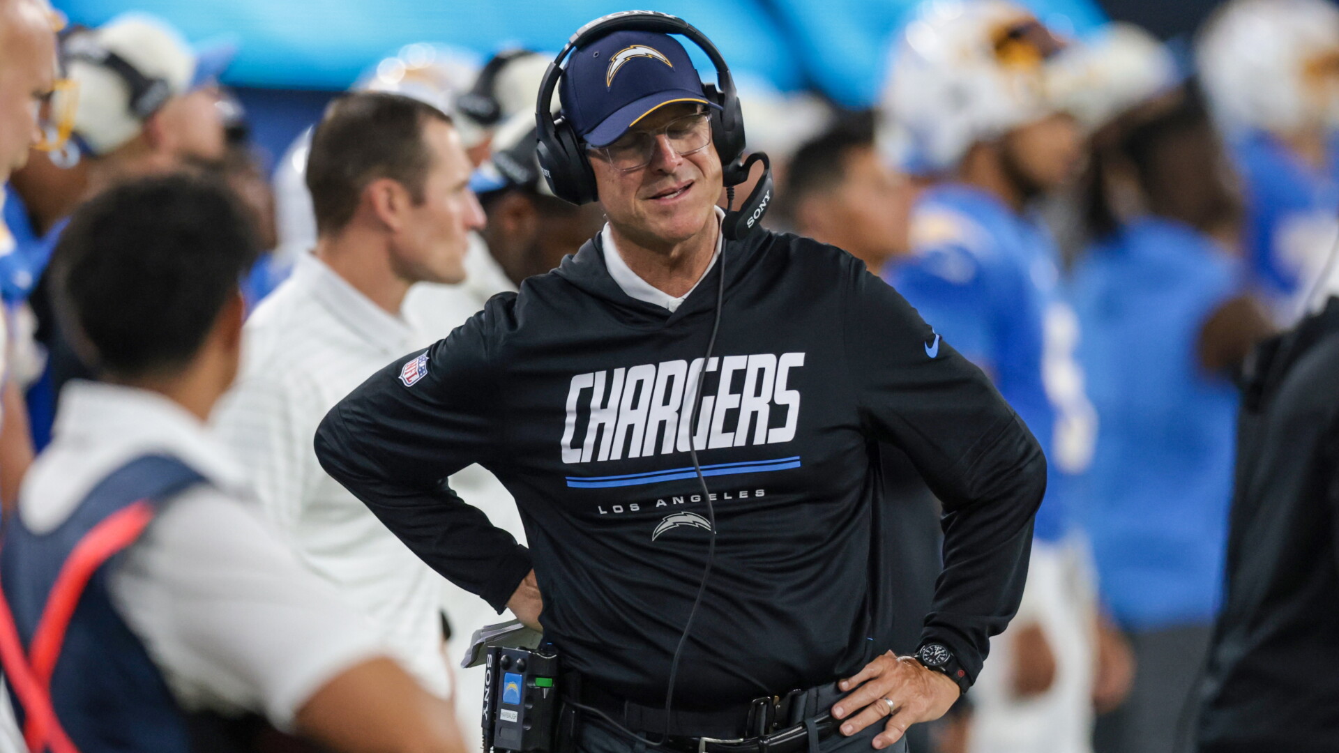 Jim Harbaugh was not happy with punter JK Scott's performance on touchdown return