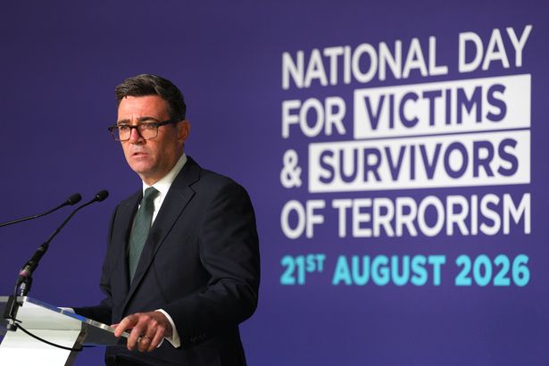 Andy Burnham pays tribute to victims of terror and looks to build national memorial