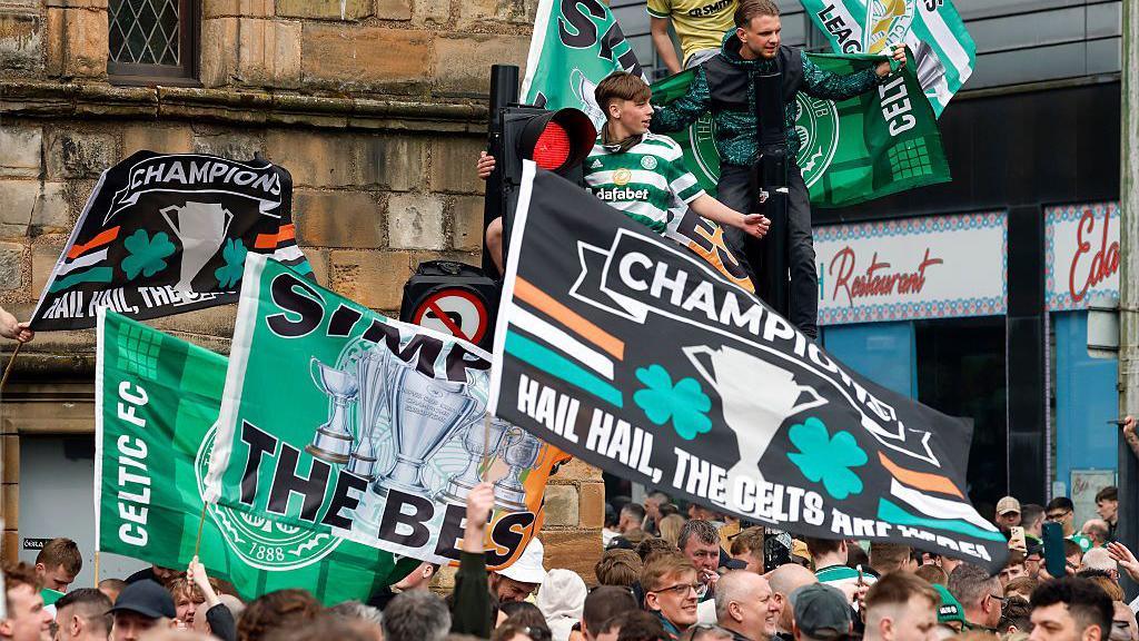 Eight more arrests after Celtic title party disorder