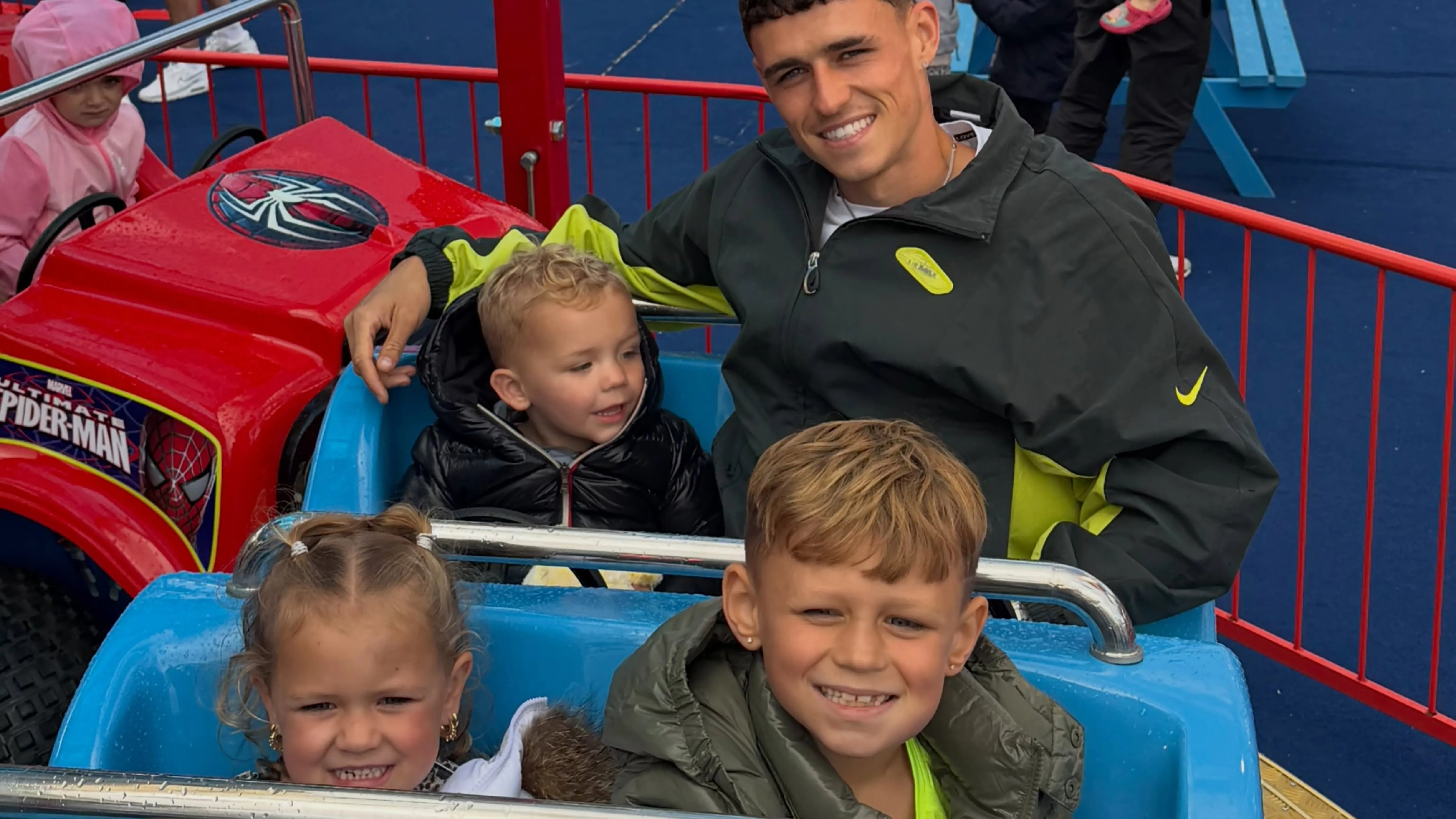 Man City’s Phil Foden enjoys caravan park break with family ahead of season alongside Sun readers on our £9.50 holidays