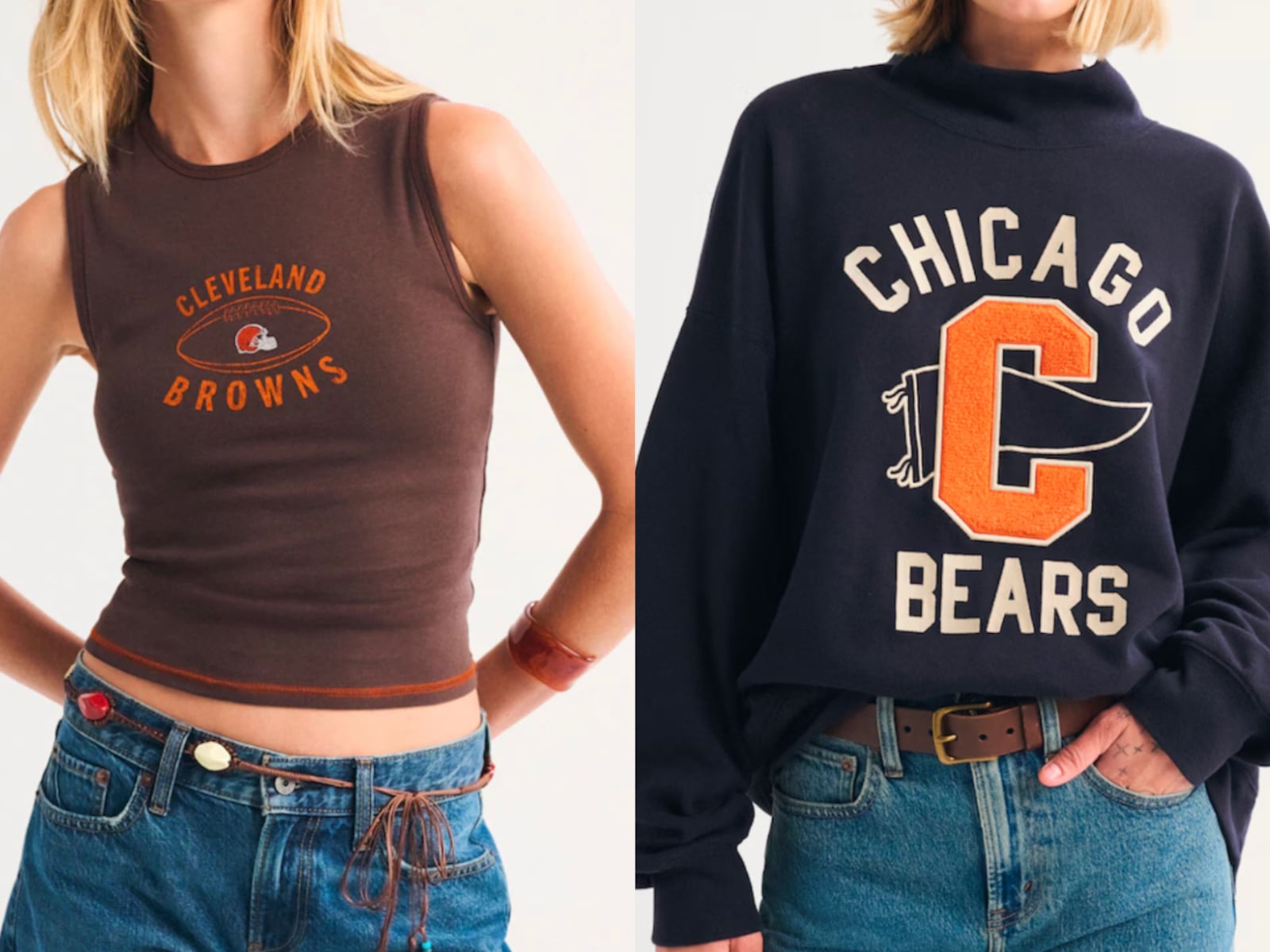Abercrombie just dropped an NFL collection spanning all 32 teams and 245+ styles — fans are already racing to grab them