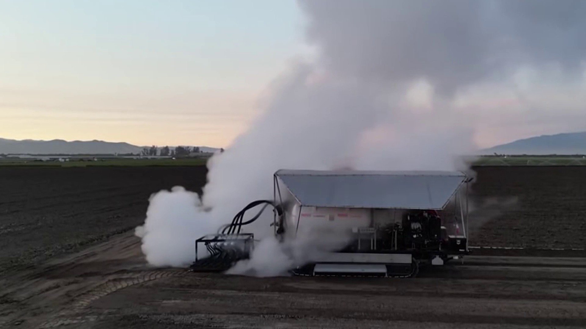 Farmers hope new steam technology will eliminate use of pesticides