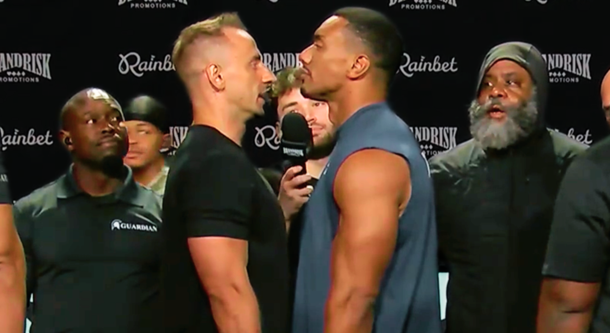 Vitaly and Larry Wheels weigh in almost 50lb apart ahead of Brand Risk Promotions fight