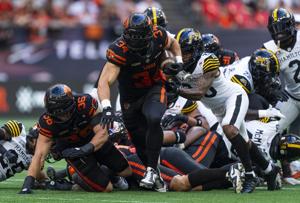 Running back Zander Horvath hitting highs for streaking B.C. Lions