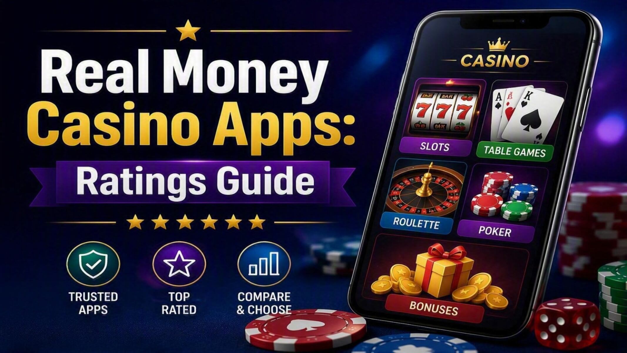 Real money casino apps: The apps players rate highest this weekend