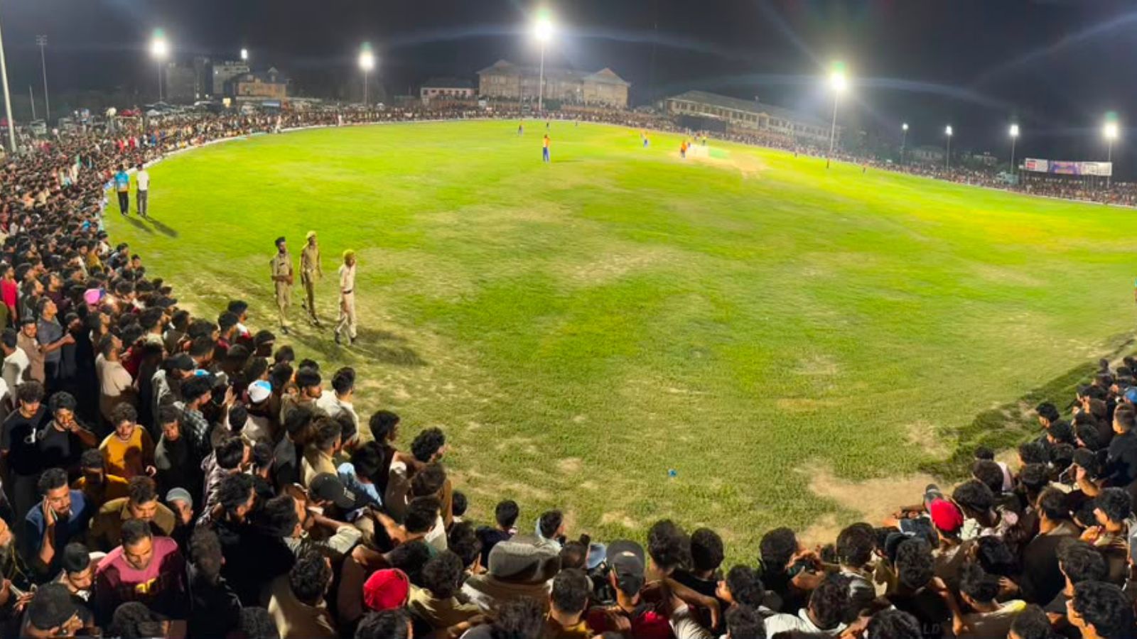As darkness falls, Pulwama comes alive for the second Royal Premiere League