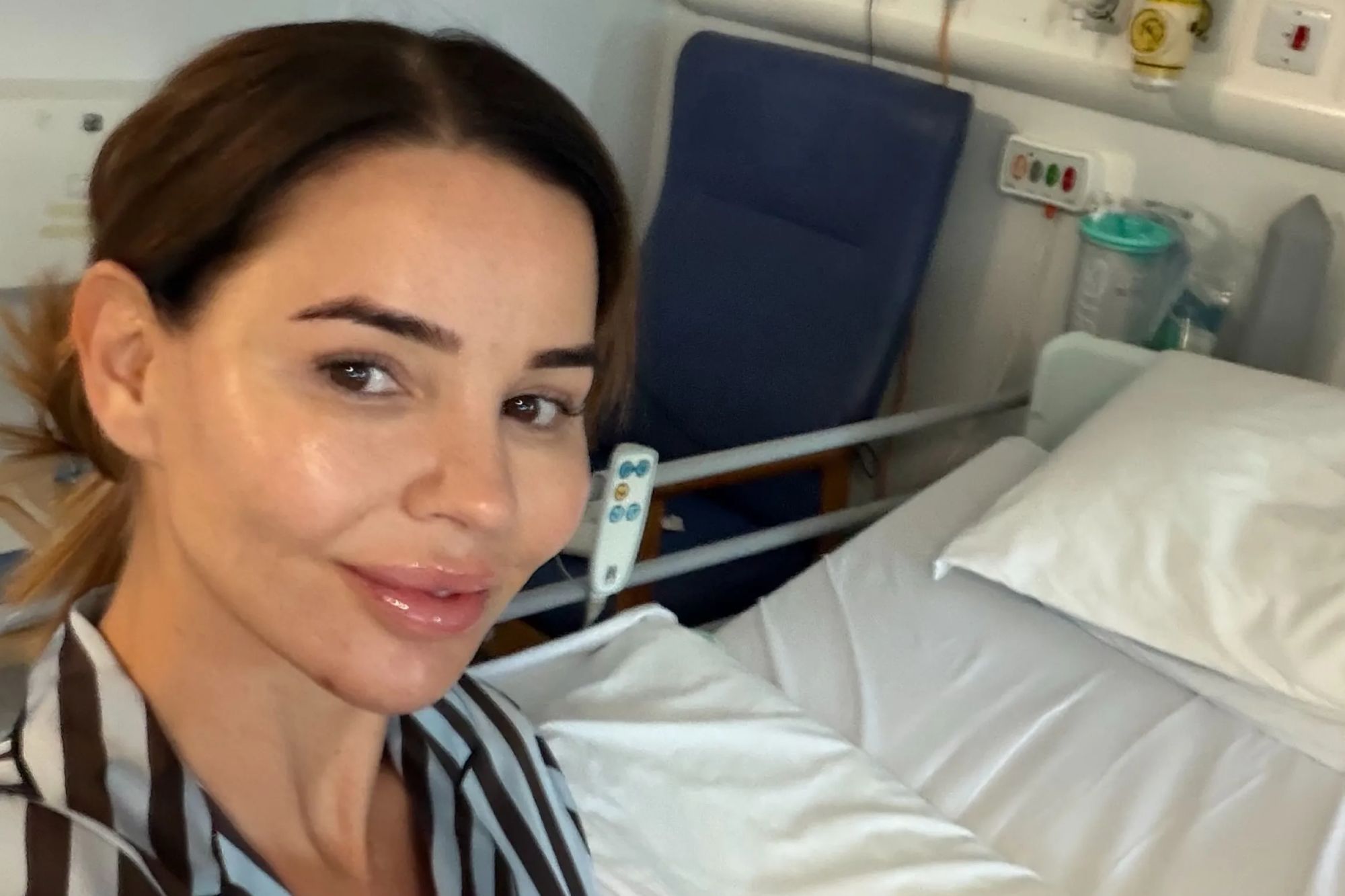 Real Housewives of Cheshire star shows off ‘new scars’ after twisted ovary and cyst left her in ‘excruciating’ pain