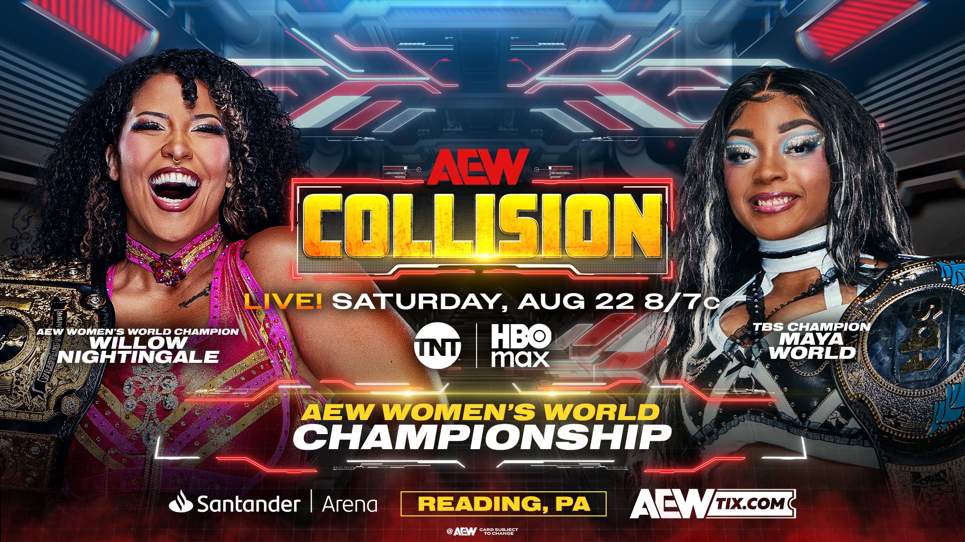 AEW Collision Preview, Start Time, How To Watch, Location (8/22)