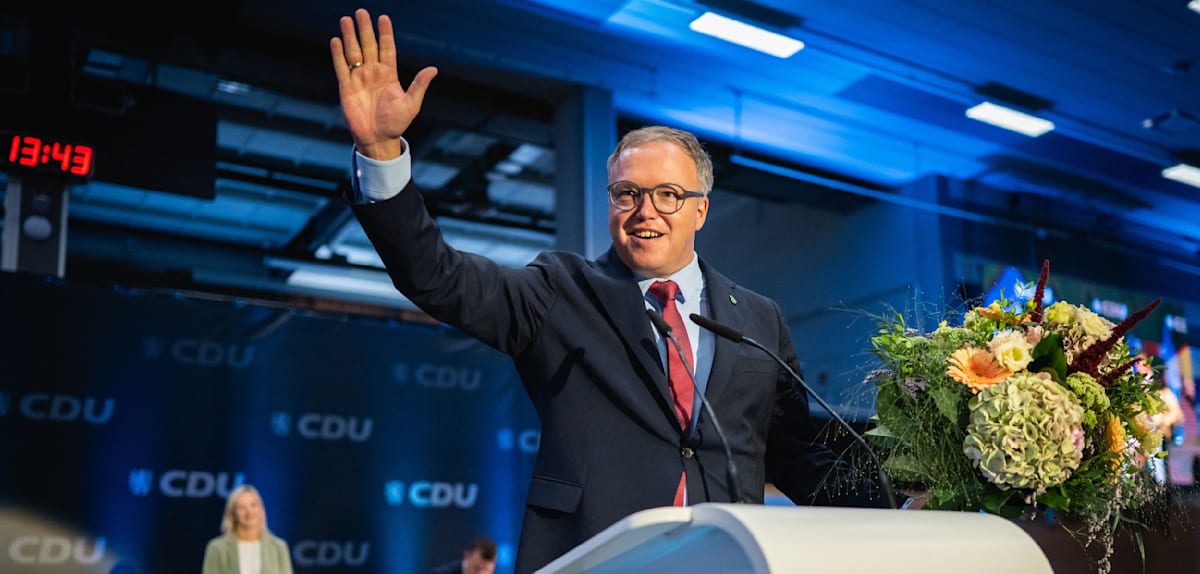Vor Misstrauensvotum wegen aberkanntem Doktortitel – Voigt als CDU-Landeschef wiedergewählt