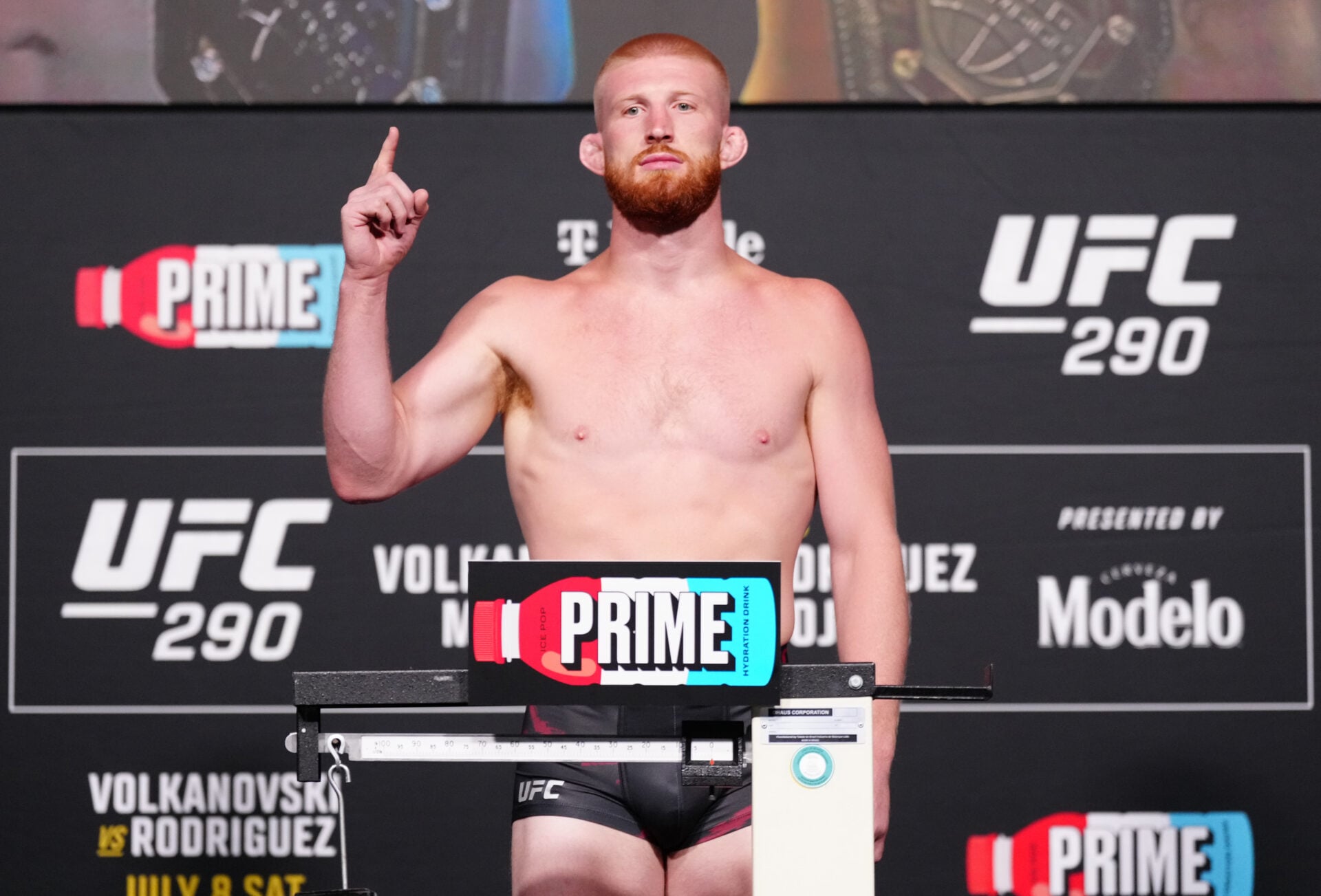 Bo Nickal and Sean Brady weigh in nearly a whole UFC weight class higher for RAF anniversary card