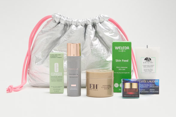 M&S £30 beauty bag reduced to £12 with Estee Lauder 'magic in a jar' eye cream