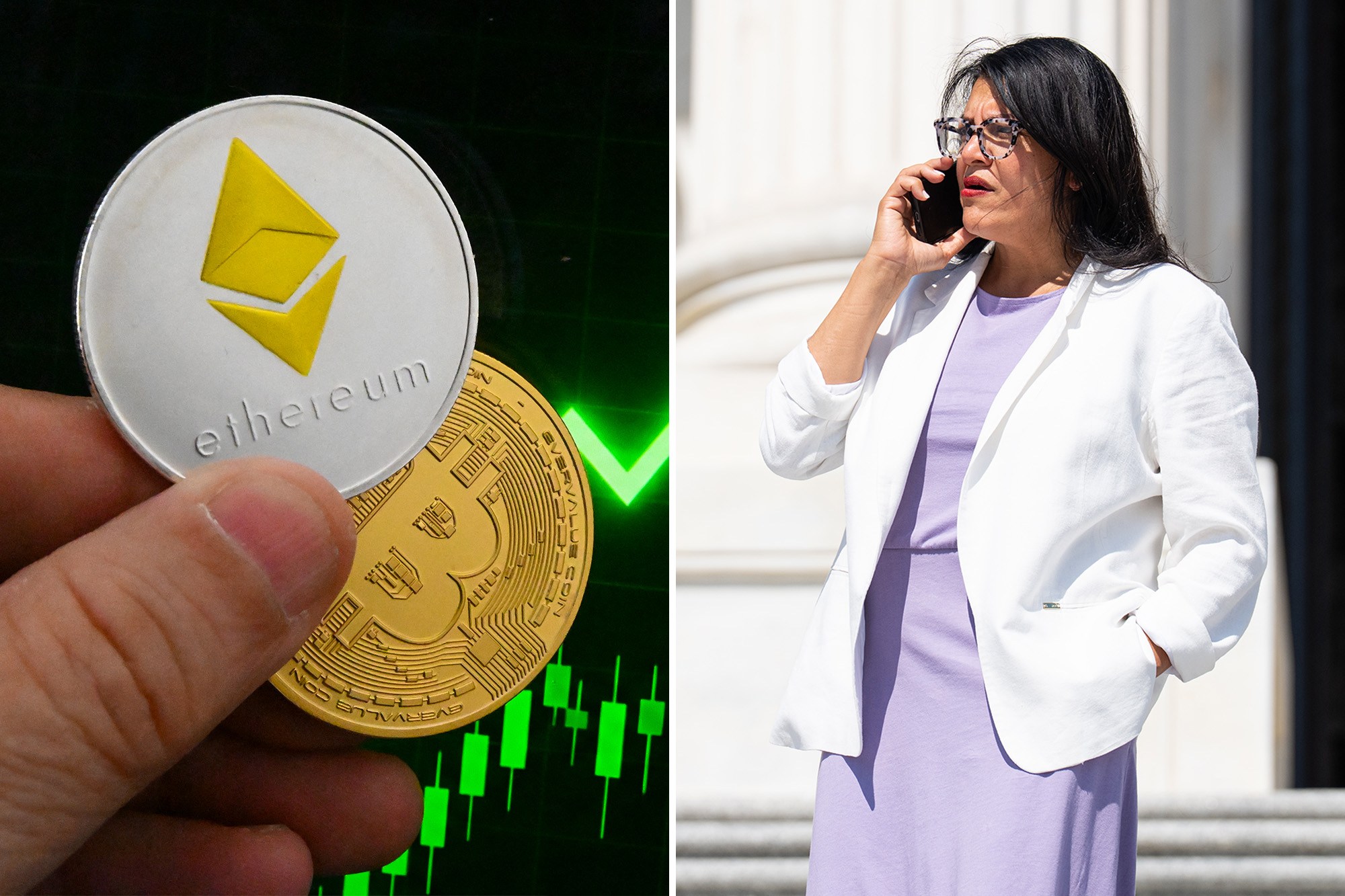 Crypto basher Rep. Rashida Tlaib stashes savings in Ethereum, Bitcoin: disclosures