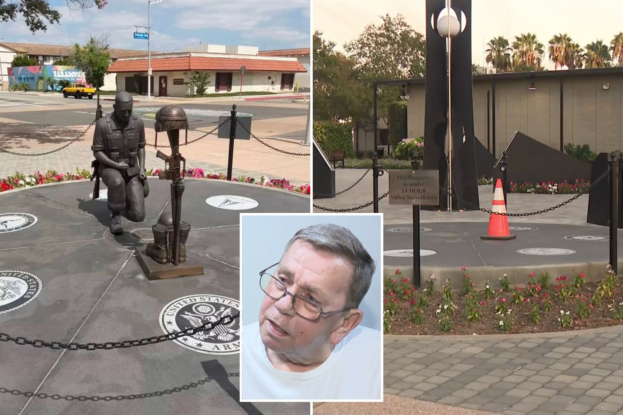 Fury as despicable thieves steal soldier statue from California military memorial: ‘I’d kill them if I could’