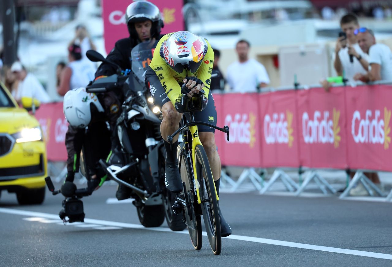 'I know I lost time in the corners' - Wout van Aert's dream of returning to red in the opening Vuelta a España TT falls short