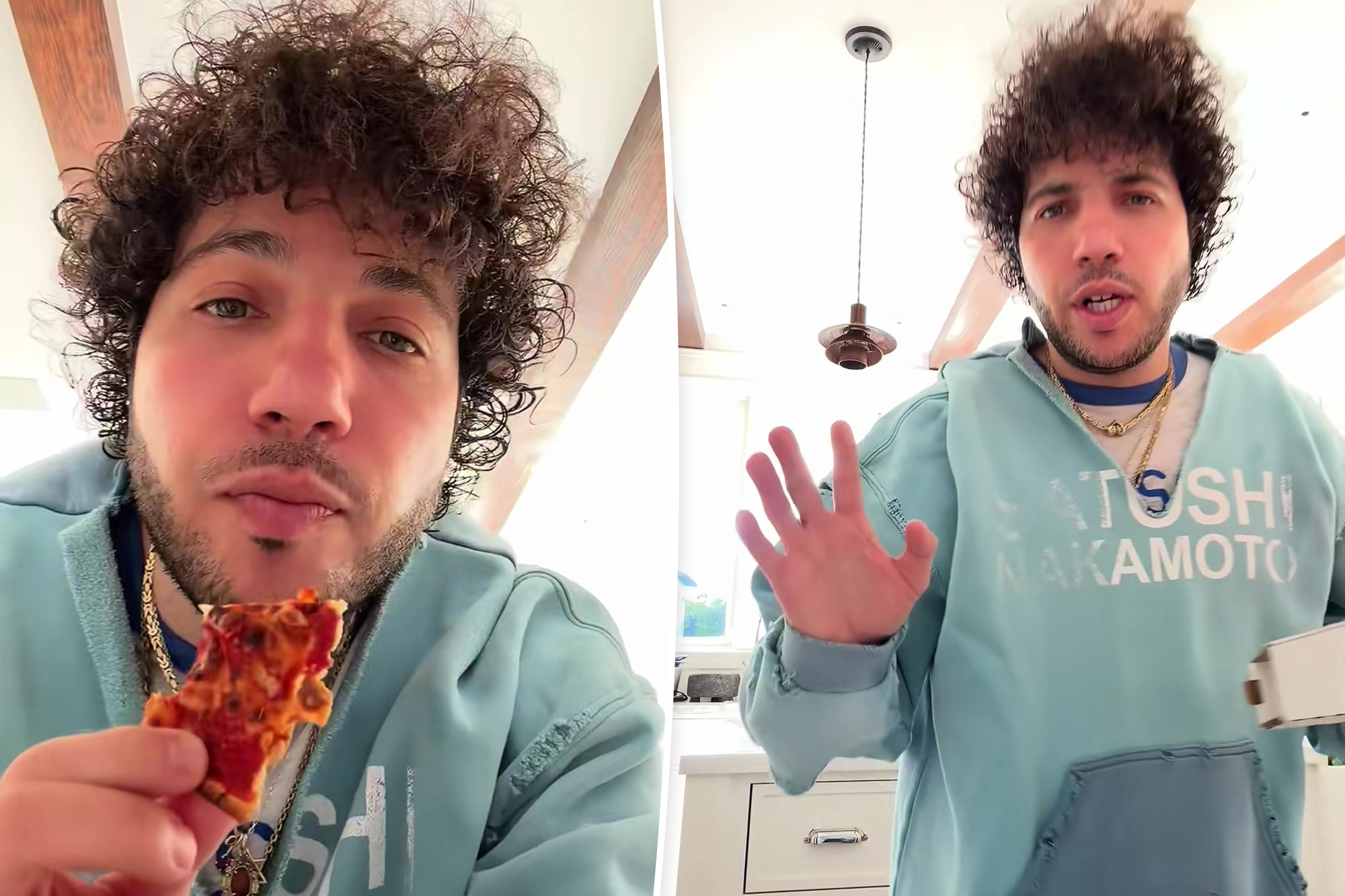 Benny Blanco reveals shocking amount of weight he lost after eating only pizza for 5 days