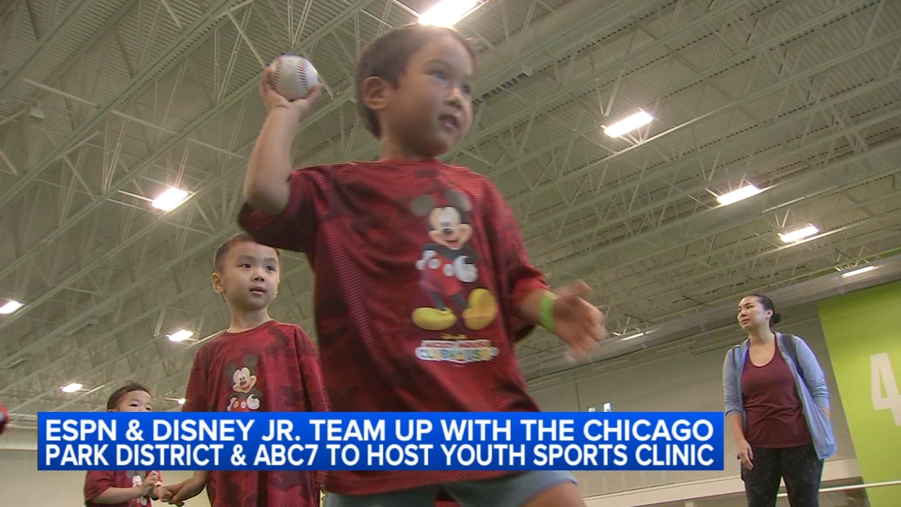 ESPN, Disney Jr. partner with Chicago Park District, ABC7 for free 'Let Kids Play!' sports clinic