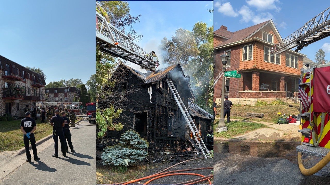 St. Paul Fire responds to 3 fires in under 90 minutes
