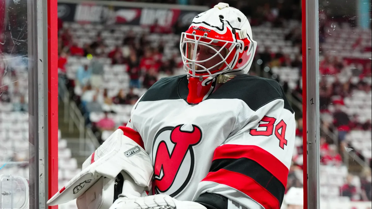Jake Allen Reveals Devils' Goaltending Masks for 2026-27